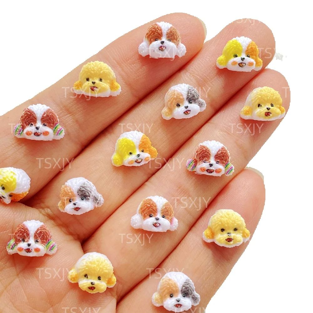 Resin Art Design For Wedding - 50Pcs Cute Mini Cartoon animal with