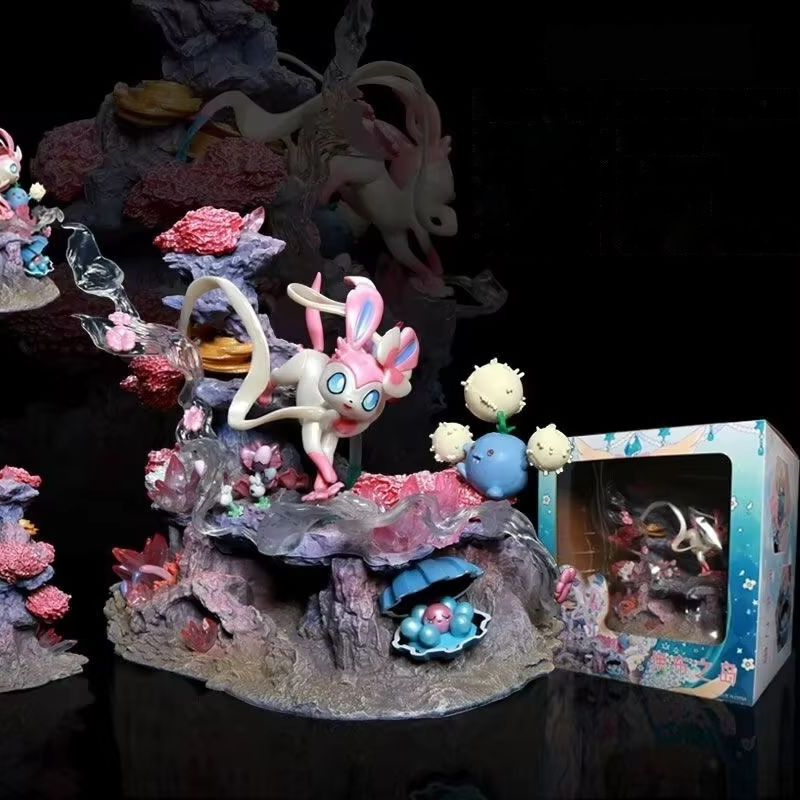 Resin Art Toys - Gk Figure Sylveon Shroomish Clamperl Fairy