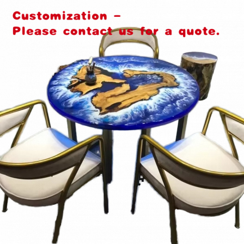 Resin Art Design For Wedding - custom.Modern Resin Art Acacia Wood Epoxy