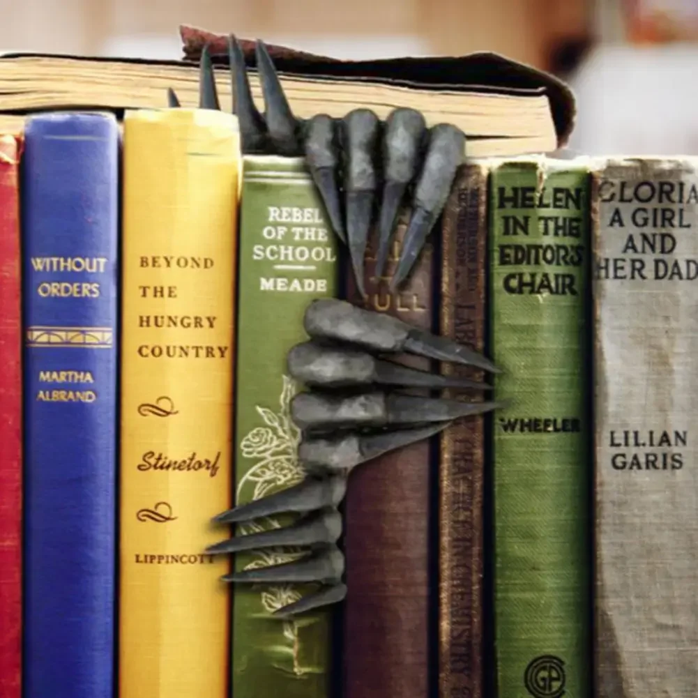 Resin Art Book - Thriller Devil's Hand Bookmarks Witch Hand