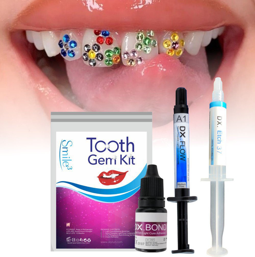 Resin Art Set - Professional DIY Tooth Gem Kit Teeth