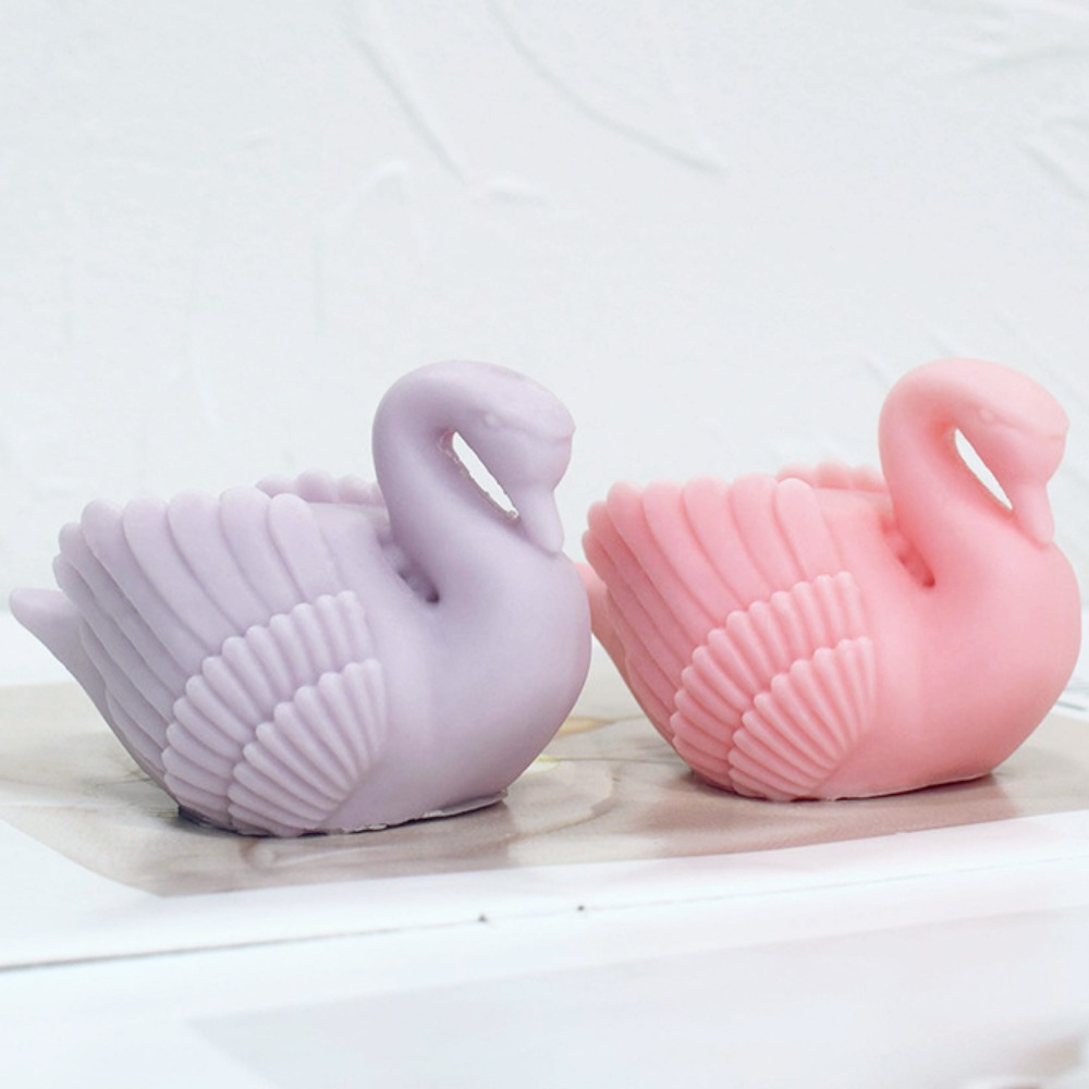 Silicone Mold Ocean - White Swan Silicone Candle Mould Cygnus