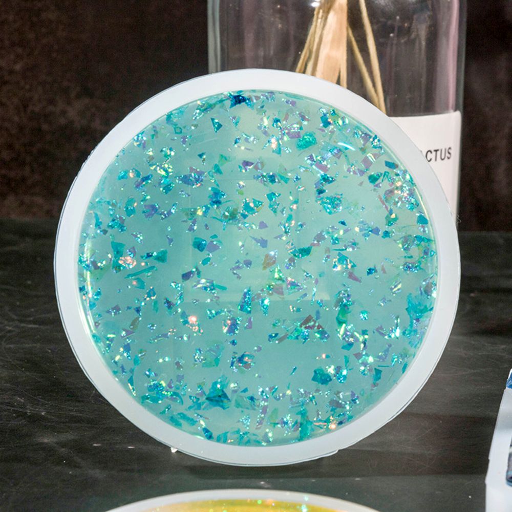 Resin Art Coasters - Handmade Pendant Agate Fluid Arts Silicone