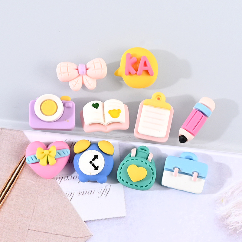 Resin Art Book - 20Pcs/lot Cartoon Cute Mini Book Heart