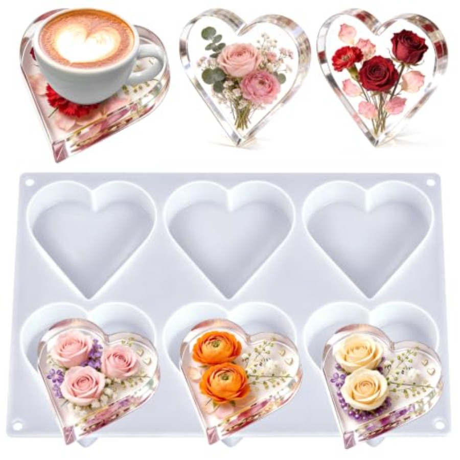 Resin Art Coasters - Deep Coaster Resin Molds Silicone Silicone