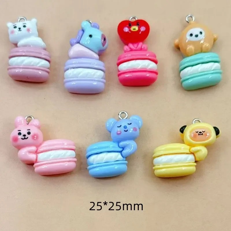 Resin Art Products - 10pcs Mixed Cartoon Resin Charms Tiny