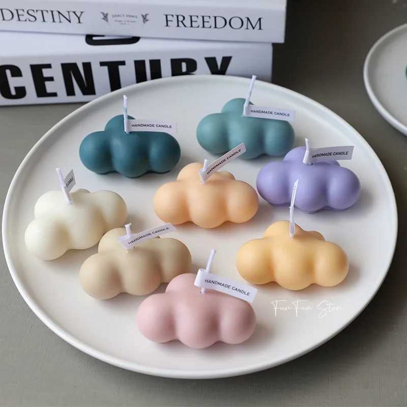 Silicone Mold Ocean - 3D Cloud Shape Candle Silicone Mold