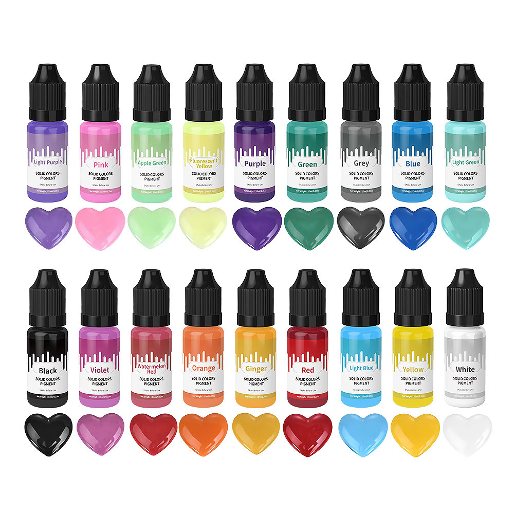 18Colors 10ml Macaron Solid Pa - Resin Art Glue ulasan dan harga