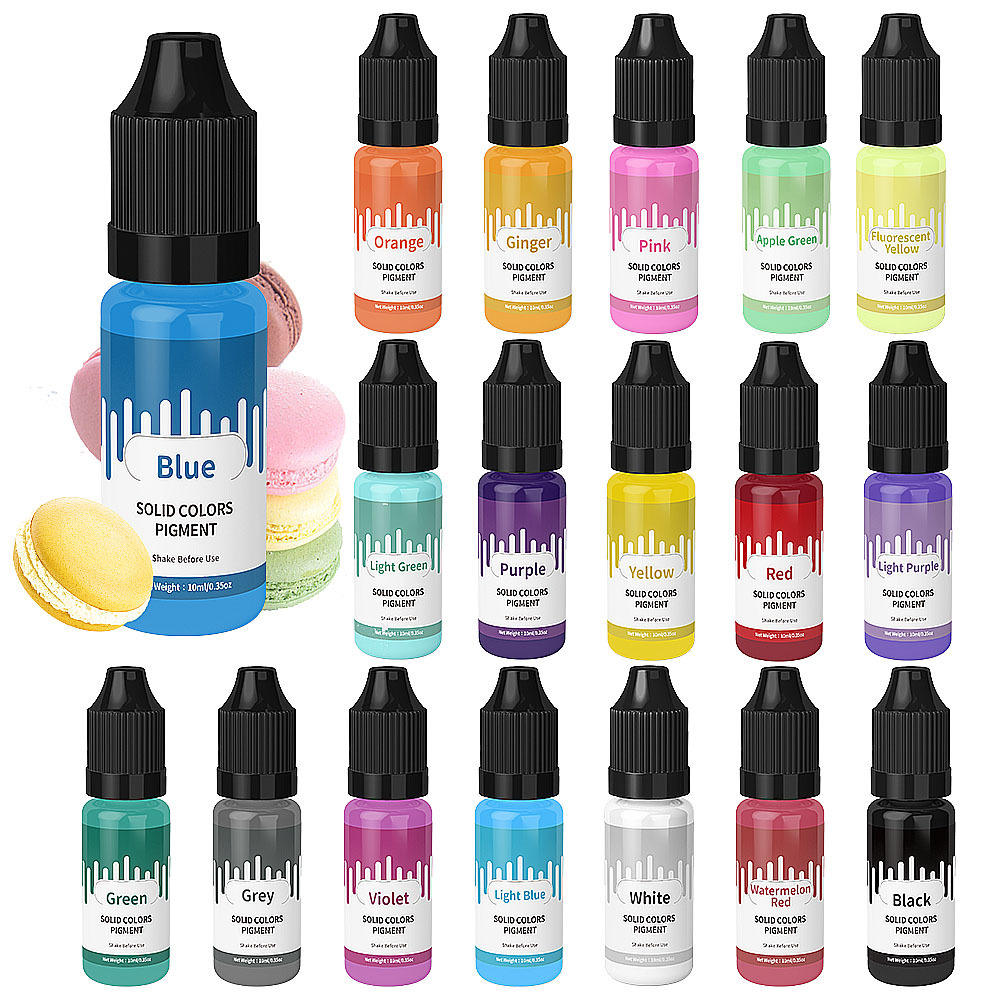 18Colors 10ml Macaron Solid Pa - Resin Art Glue ulasan dan harga