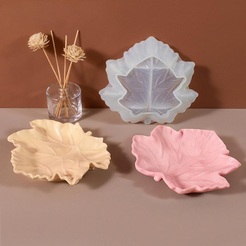 3D Leaf Ash Tray Resin Mold Si - Resin Art Coasters ulasan dan harga