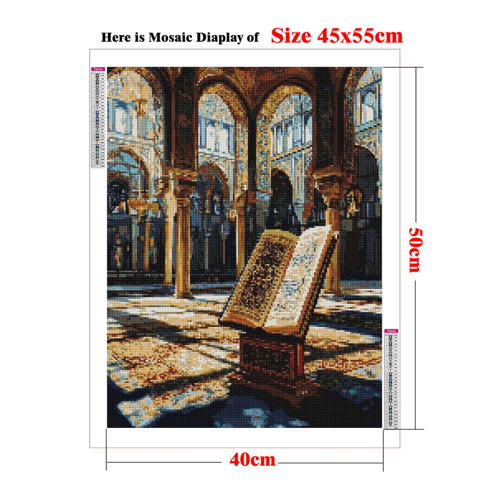 1pc frameless Diamond Painting - Resin Art Book ulasan dan harga