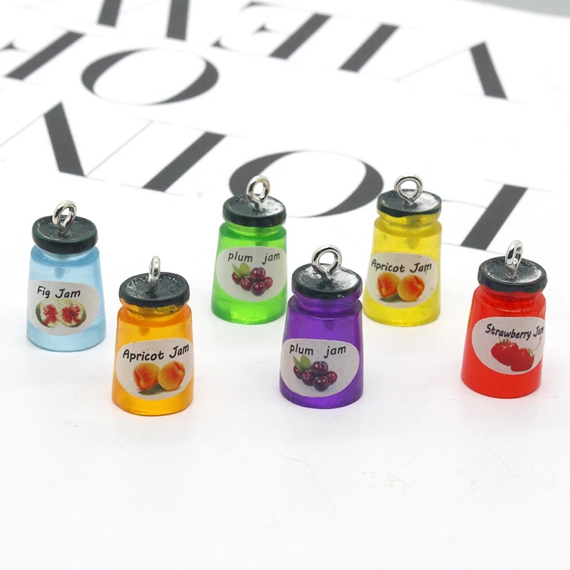10pcs/pack Strawberry Apple Fr - Resin Art Jewelry Kit ulasan dan harga