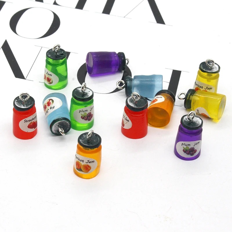 10pcs/pack Strawberry Apple Fr - Resin Art Jewelry Kit ulasan dan harga