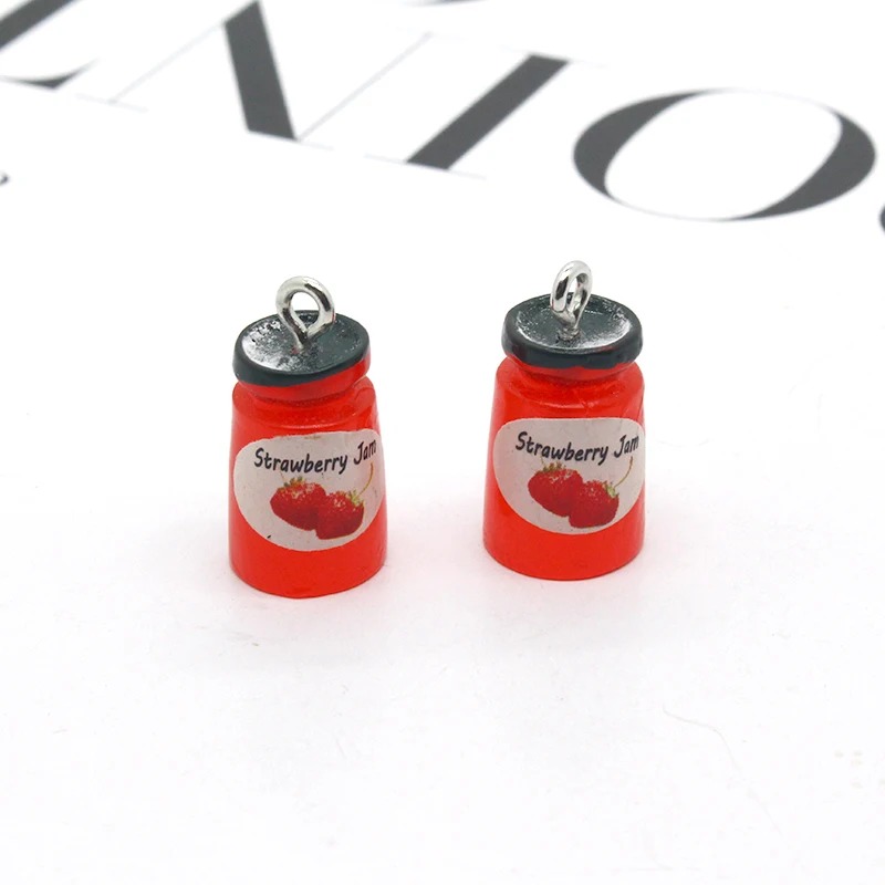 10pcs/pack Strawberry Apple Fr - Resin Art Jewelry Kit ulasan dan harga