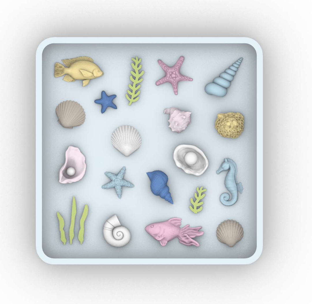 3D Ocean Accessories Resin Cas - Silicone Mold Ocean ulasan dan harga