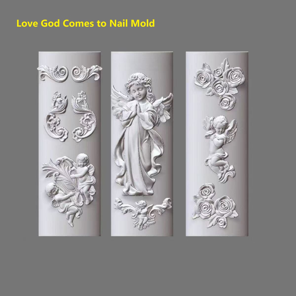 High-Quality Silicone Nail Art - Resin Art Templates Free ulasan dan harga