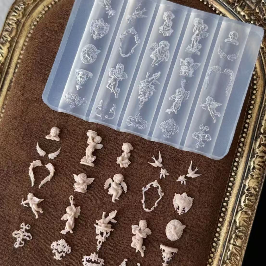 High-Quality Silicone Nail Art - Resin Art Templates Free ulasan dan harga