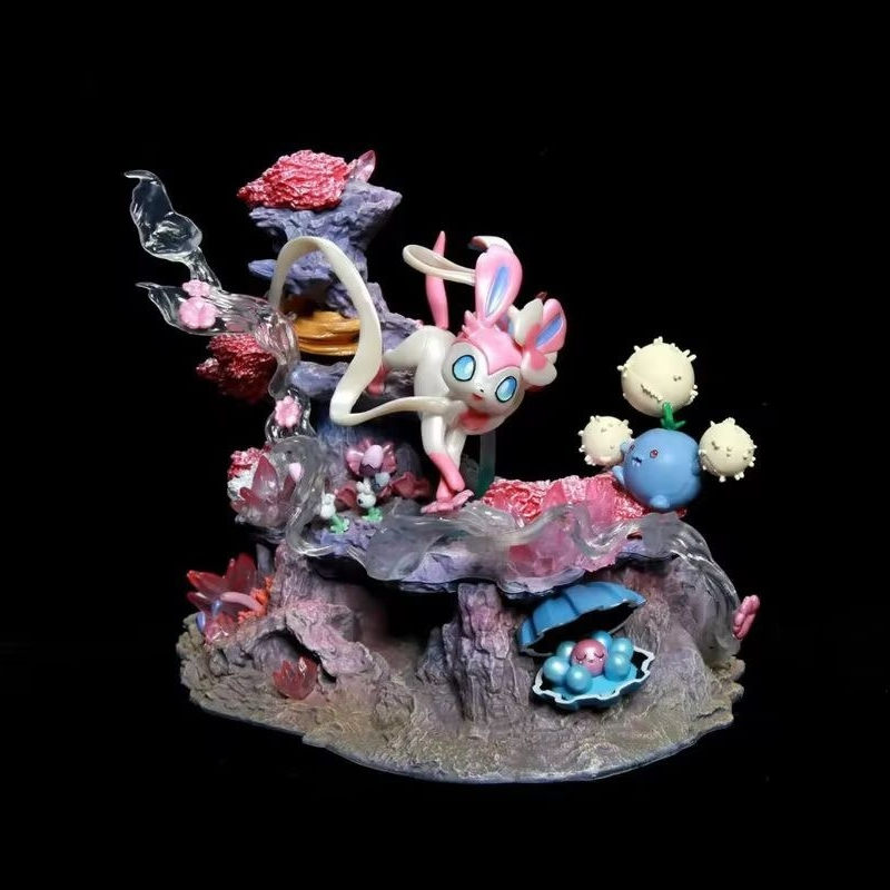 Gk Figure Sylveon Shroomish Cl - Resin Art Toys ulasan dan harga