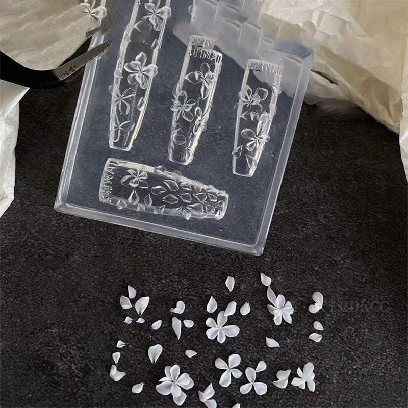 **1PC 3D Flowers Nail Mold DIY - Resin Art Templates Free ulasan dan harga