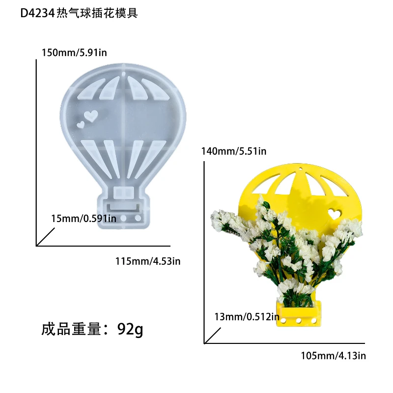 Romantic Hot Air Balloon Flowe - Resin Art Heat Gun ulasan dan harga