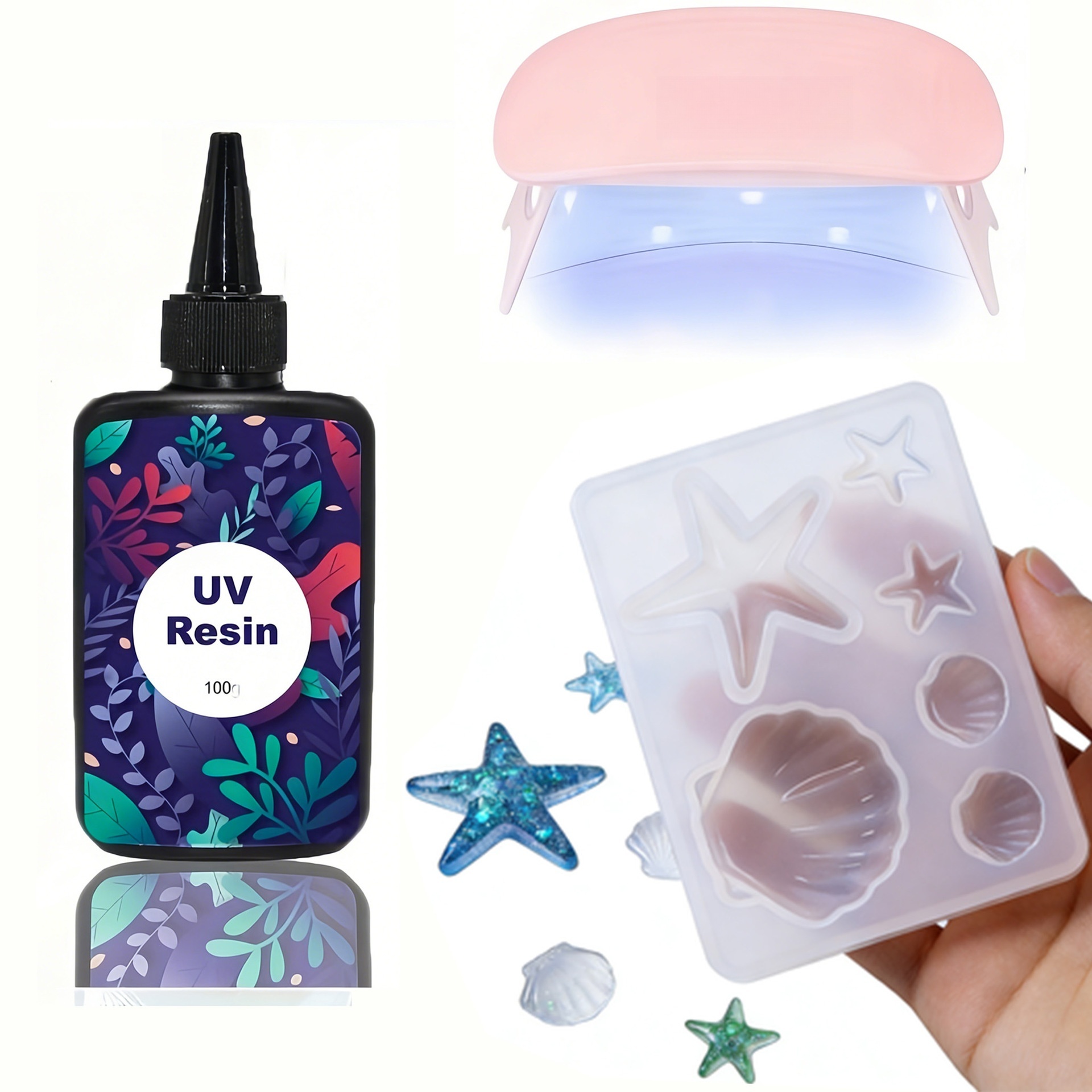 DIY Ocean Theme Crystal Epoxy  - Silicone Mold Ocean ulasan dan harga