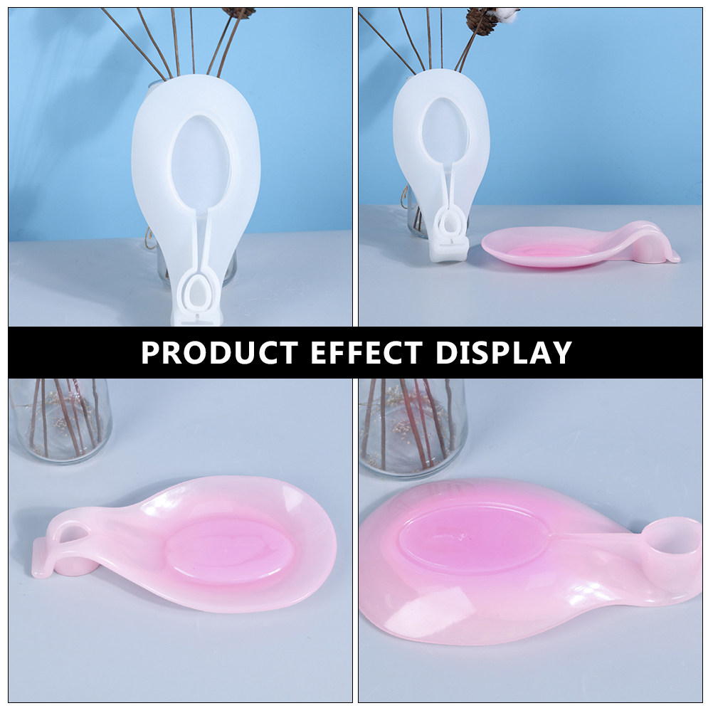 Spoon Shape Coaster Mold Premi - Resin Art Coasters ulasan dan harga