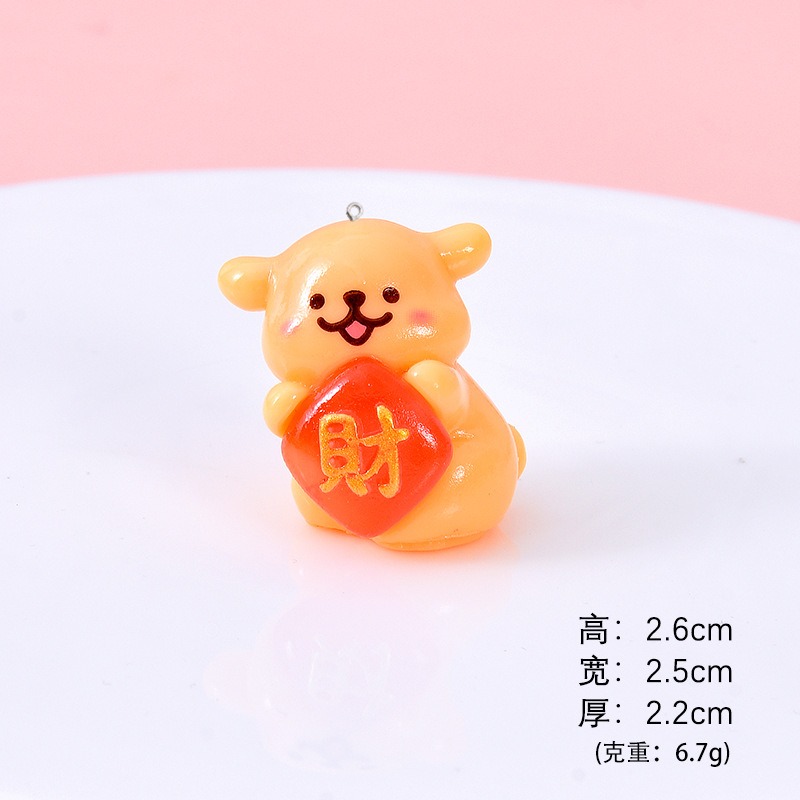 5Pcs Cartoon Dog Resin Charms  - Resin Art Earrings Material ulasan dan harga