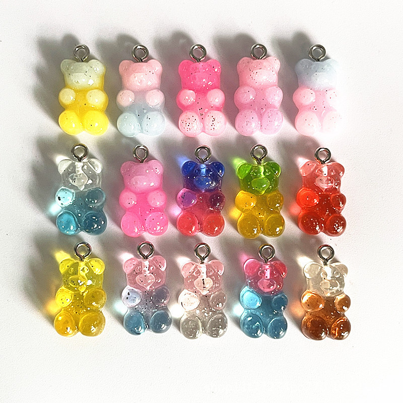 DW82 10Pcs Dual Color Resin Be - Resin Art Jewelry Kit ulasan dan harga