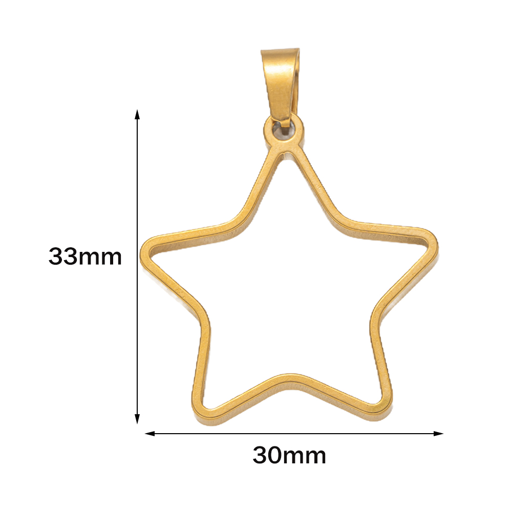 5pcs Stainless Steel Open Back - Resin Art Handmade ulasan dan harga