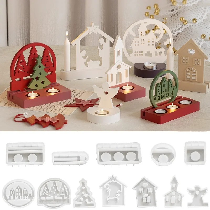 Halloween Christmas  Candle Ho - Xmas Resin Art ulasan dan harga