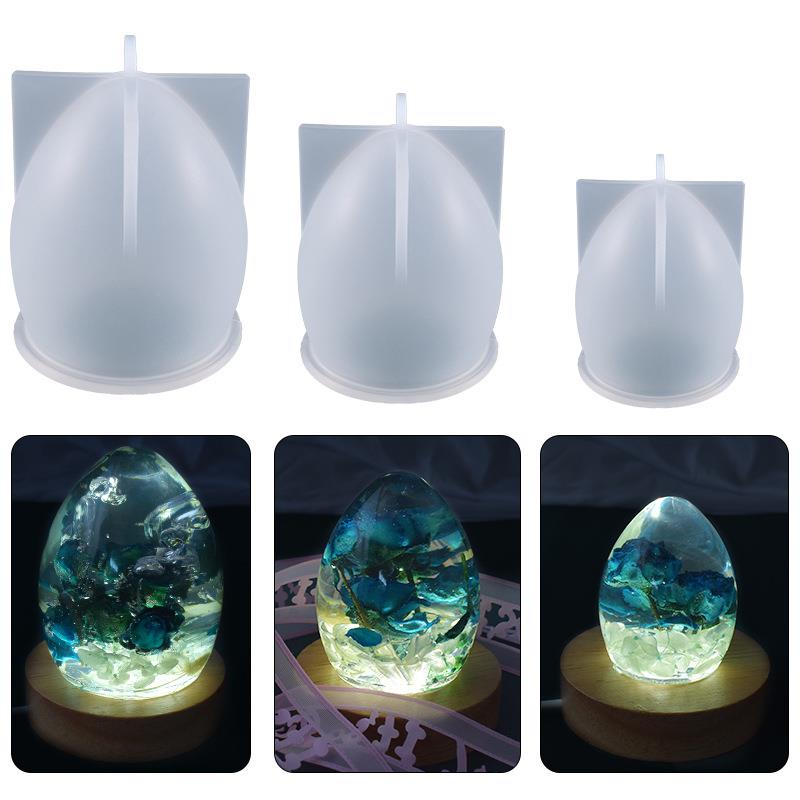 Hot Egg-Shaped Silicone Mold C - Resin Art Heat Gun ulasan dan harga