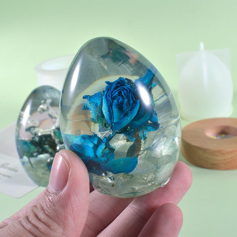 Hot Egg-Shaped Silicone Mold C - Resin Art Heat Gun ulasan dan harga