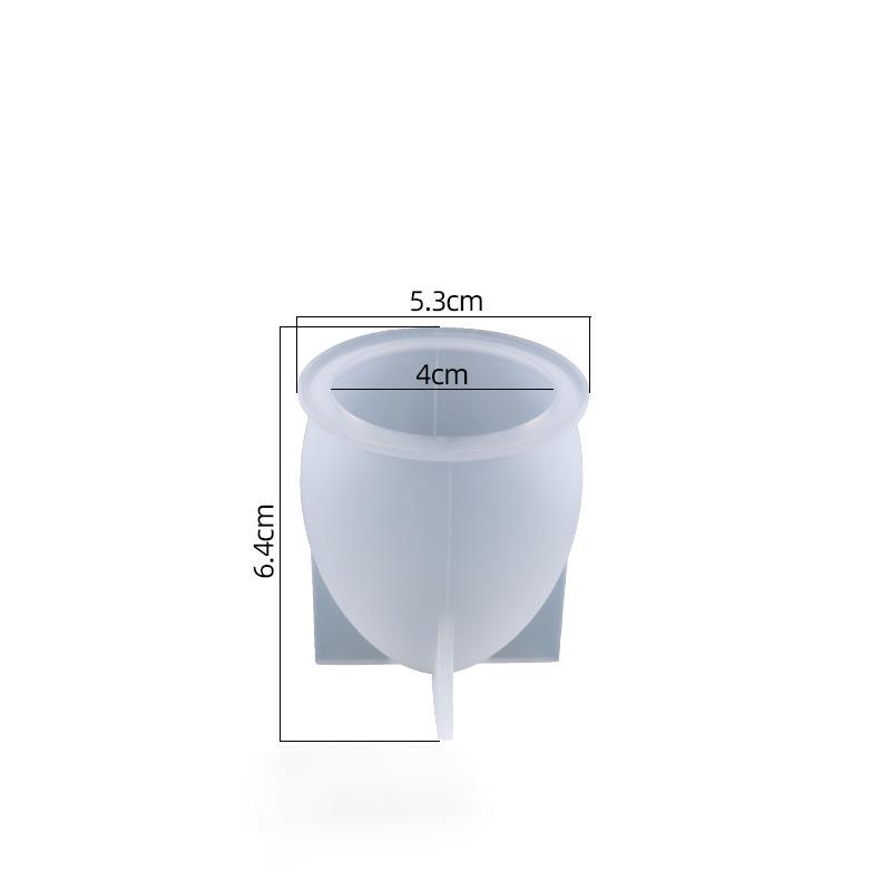 Hot Egg-Shaped Silicone Mold C - Resin Art Heat Gun ulasan dan harga