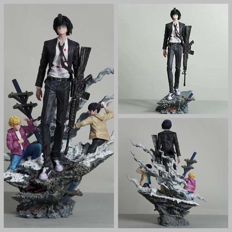 Chainsaw Man Gun Devil Devil H - Resin Art Toys ulasan dan harga