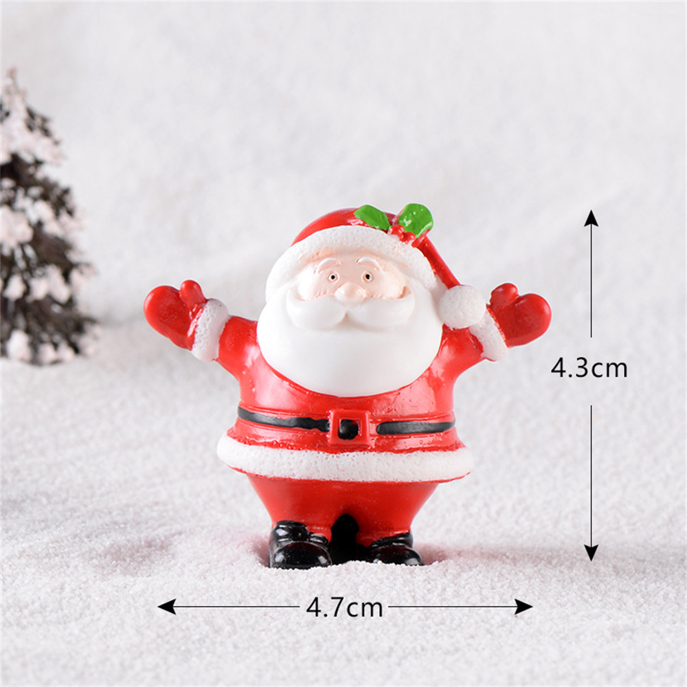 1pc Resin Santa Claus Ornament - Xmas Resin Art ulasan dan harga