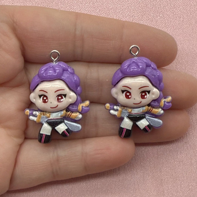 10pcs resin cartoon pendant, D - Resin Art Handmade ulasan dan harga
