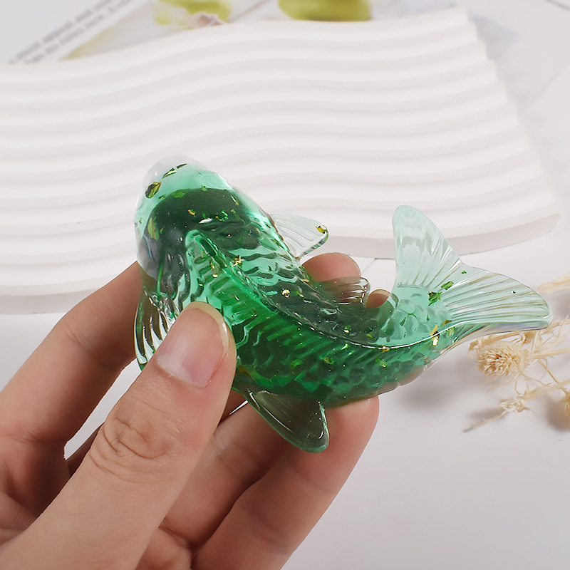3D Koi Fish Shaped Epoxy Resin - Silicone Mold Ocean ulasan dan harga