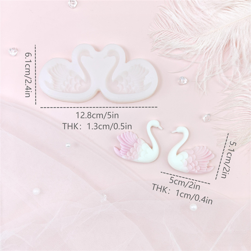 Swan Pair Combination Silicone - Silicone Mold Ocean ulasan dan harga