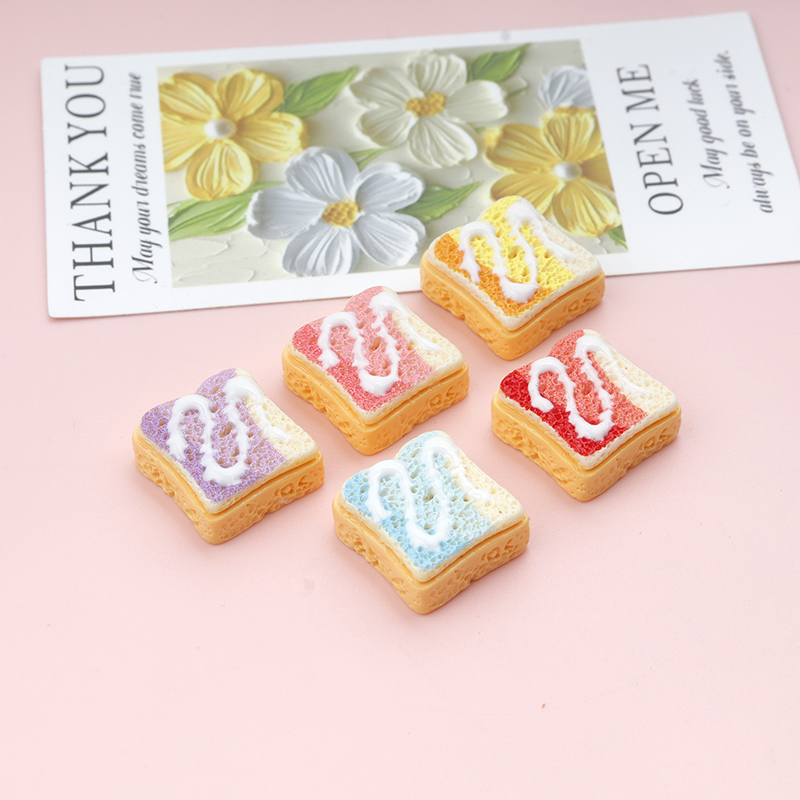 30/300pcs Mini Toast Biscuits  - Resin Art Earrings Material ulasan dan harga