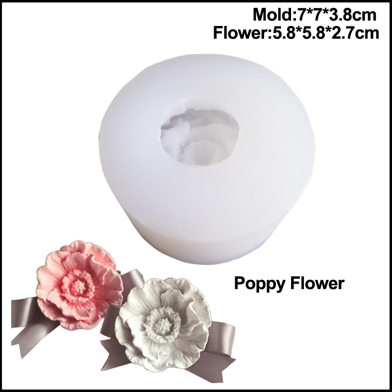 Hot Poppy Candle Moulds Soap M - Resin Art Heat Gun ulasan dan harga