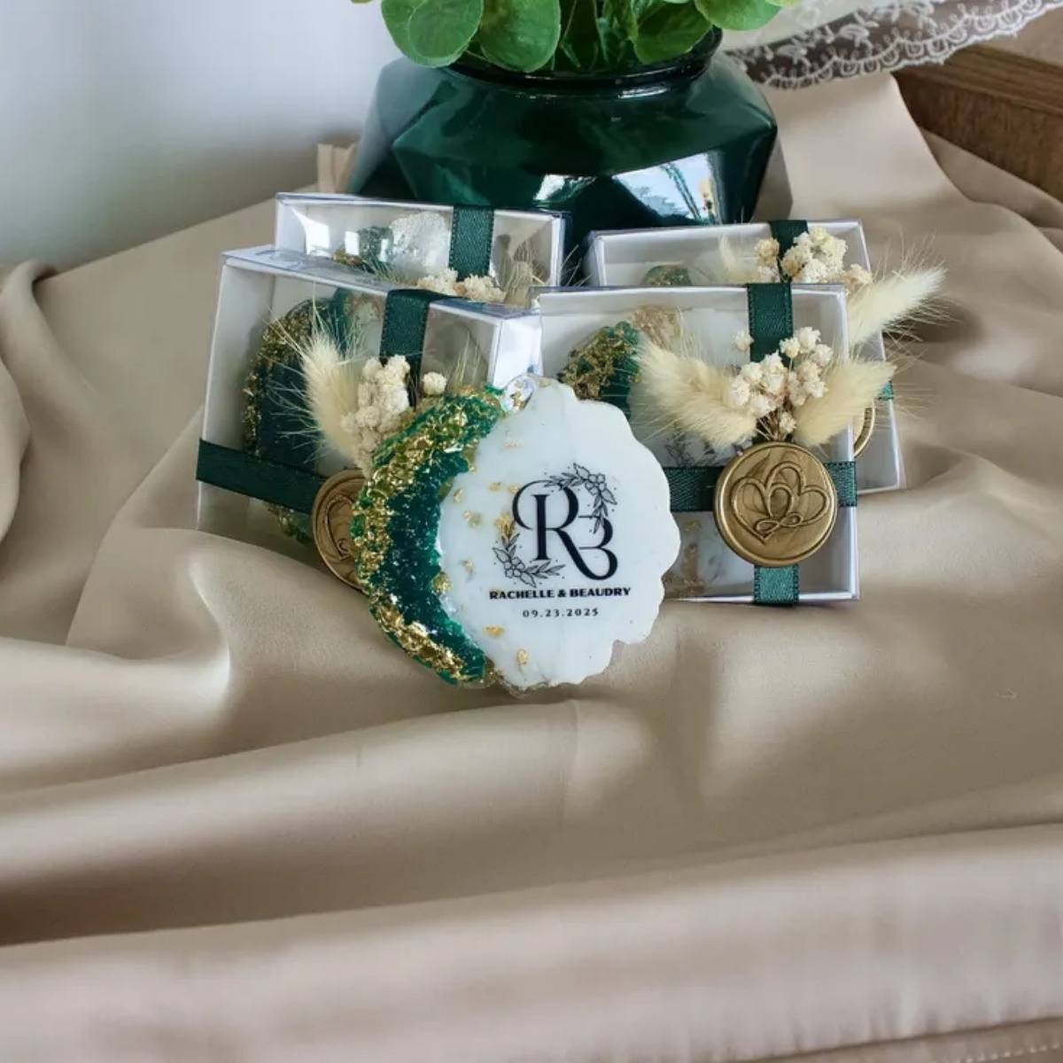 Personalized Wedding Epoxy Mag - Resin Art Design For Wedding ulasan dan harga