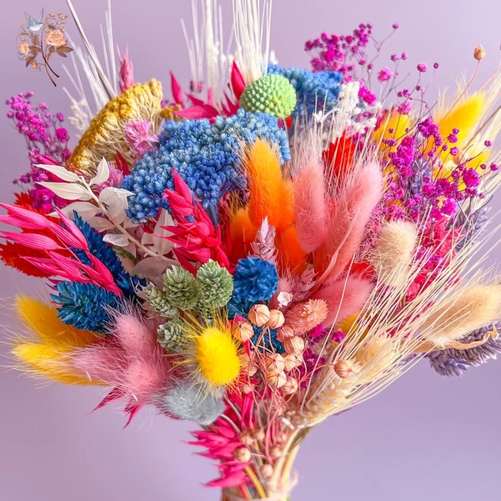 Colorful Dried Flowers Wedding - Dried Flower Pressed ulasan dan harga