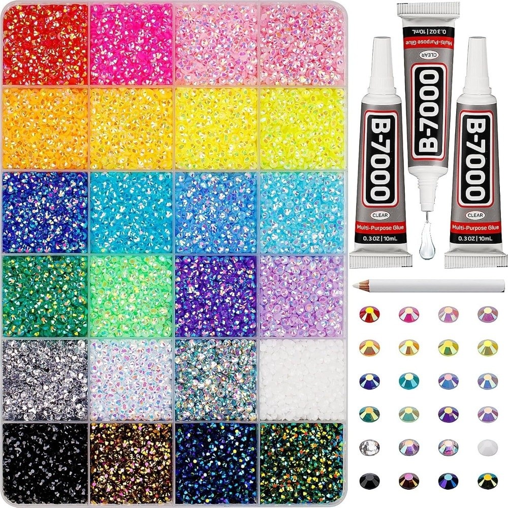 Multicolor Resin Rhinestone Ki - Resin Art Products ulasan dan harga