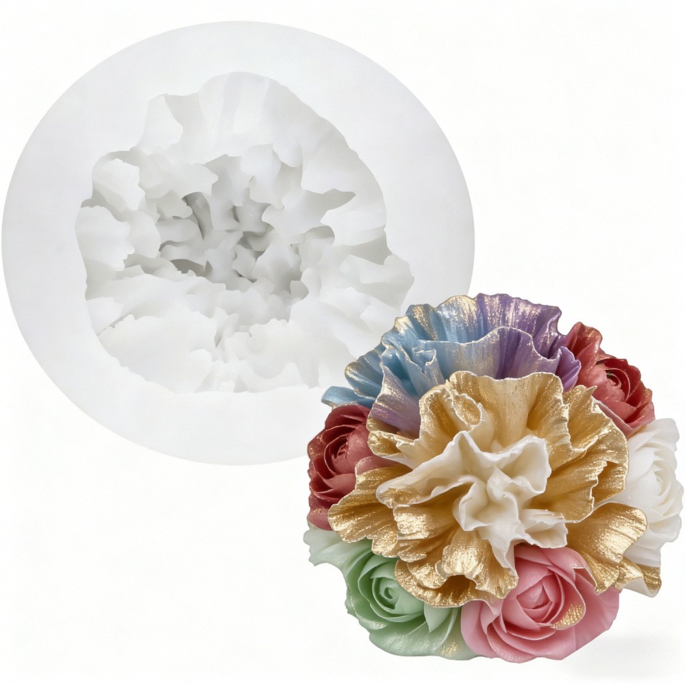 3-Piece Silicone Molds for Ros - Resin Art Design For Wedding ulasan dan harga