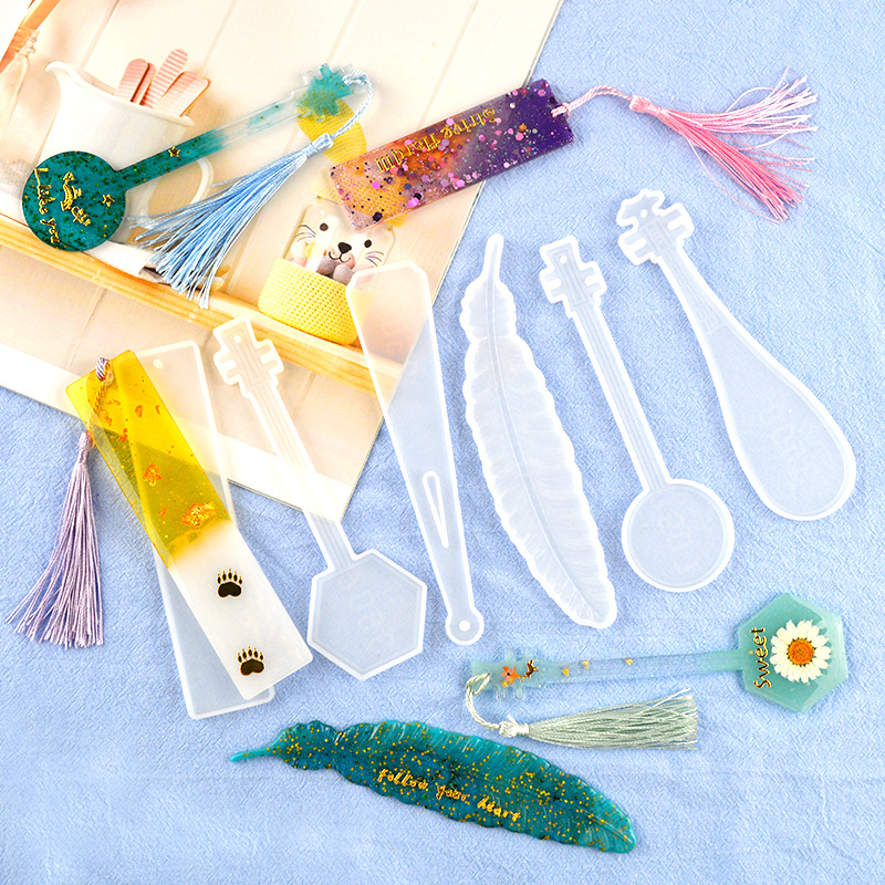 DIY UV Silicone Mould Bookmark - Resin Art Book ulasan dan harga