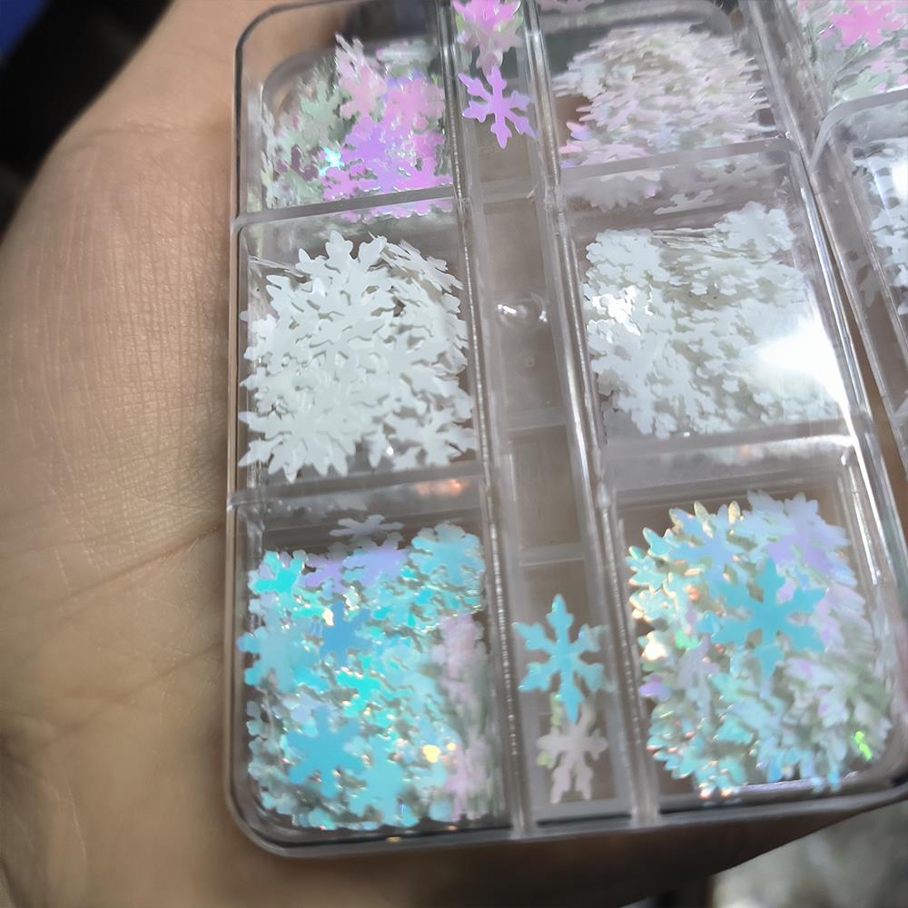 6/12Grids 3D Aurora Christmas  - Xmas Resin Art ulasan dan harga