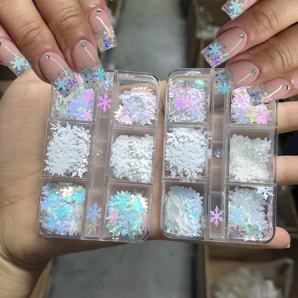 6/12Grids 3D Aurora Christmas  - Xmas Resin Art ulasan dan harga