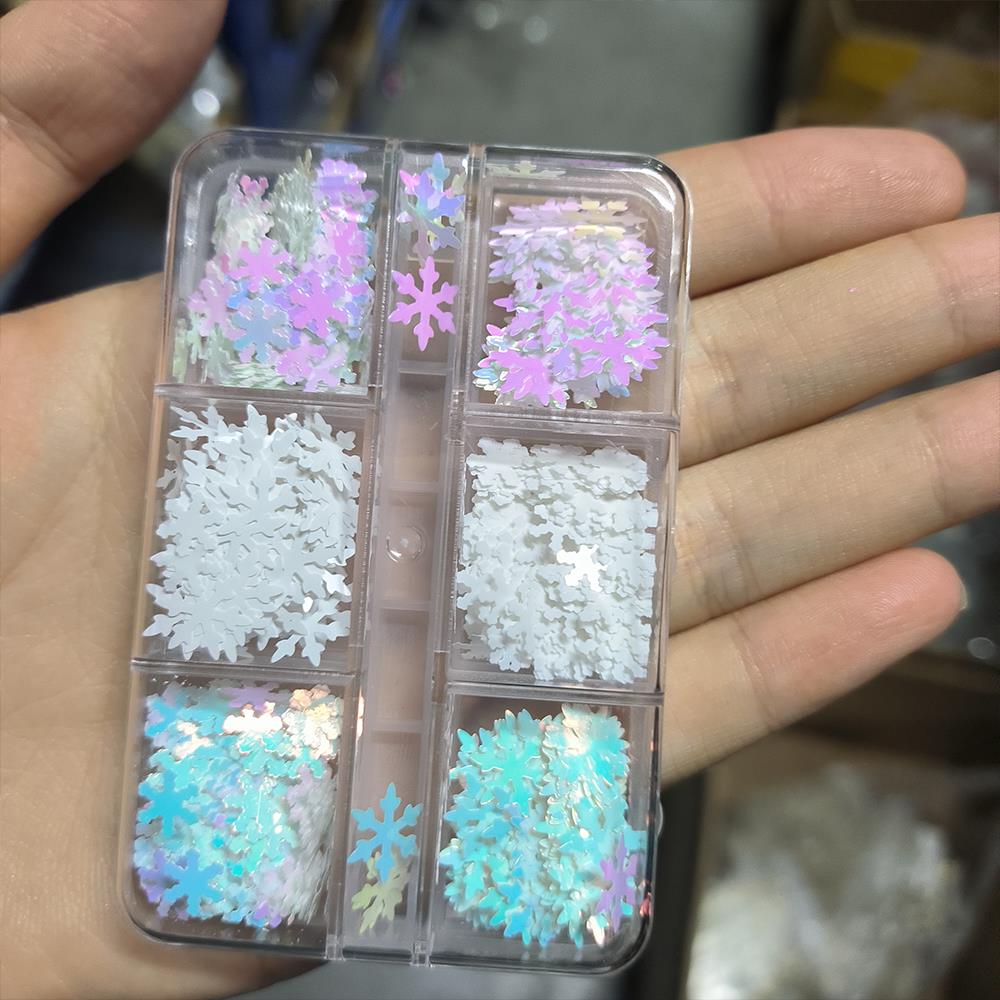 6/12Grids 3D Aurora Christmas  - Xmas Resin Art ulasan dan harga
