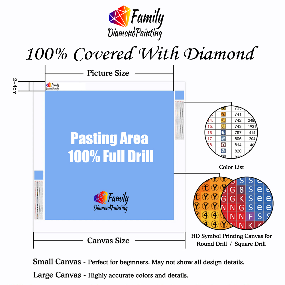 Diamond Painting Family Colorf - Resin Art Set ulasan dan harga