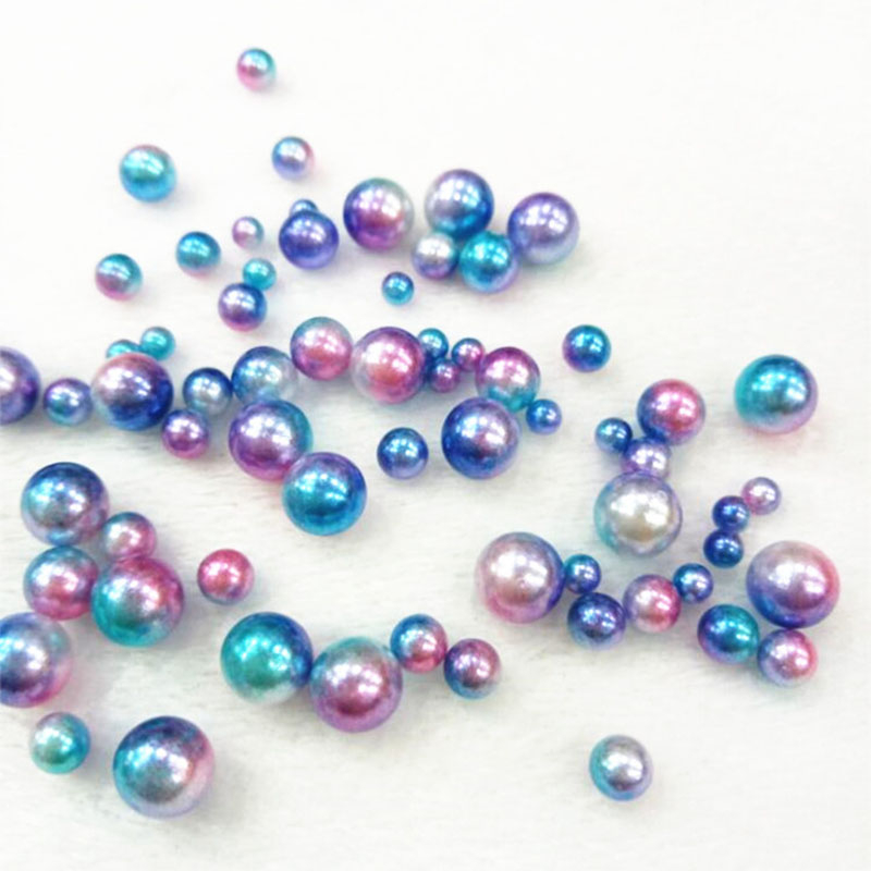 200Pcs Round Pearl Gradient Ma - Resin Art Design For Wedding ulasan dan harga
